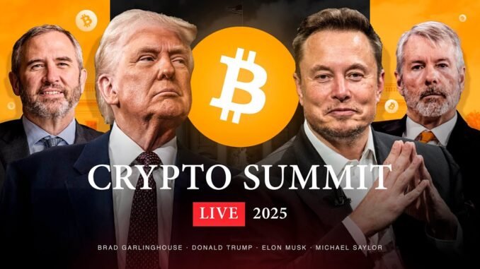 Crypto Summit 2025 at the White House | Live Stream with Industry Leaders & Influencers