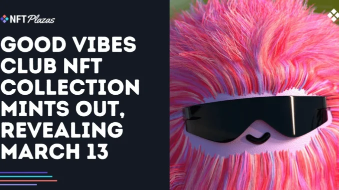 Good Vibes Club NFT Collection Mints Out, Revealing on March 13