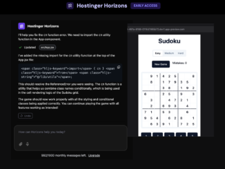 Meet Hostinger Horizons: A No-Code AI Tool that Lets You Create, Edit, and Publish Custom Web Apps Without Writing a Single Line of Code