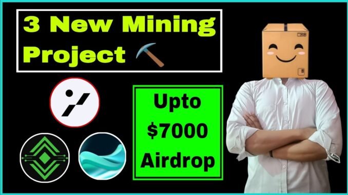 New 3 Mining Proj $7000 Airdrop Full Guide || New Mining Project || Backed By IPNfdn || No Invest 👲