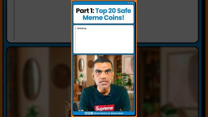 Viren Jain’s Guide to Top 20 Meme Coins 2025 | Crypto Trading Kaise Kare Hindi | Viren Jain #shorts