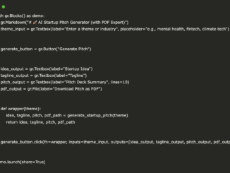 A Step-by-Step Coding Guide to Building a Gemini-Powered AI Startup Pitch Generator Using LiteLLM Framework, Gradio, and FPDF in Google Colab with PDF Export Support