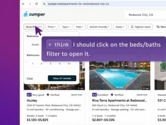 Screenshot of Amazon Nova Act in action, showing the advanced AI model engineered for smarter agents executing tasks within web browsers.