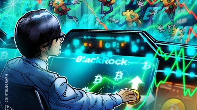 BlackRock Bitcoin fund wins best new ETF on $643M inflow BlackRock Bitcoin fund wins best new ETF on $643M inflow day
