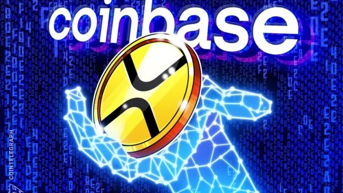 Coinbase Derivatives lists XRP futures Coinbase Derivatives lists XRP futures