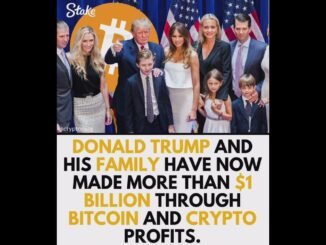 DONALD TRUMP FAMILY NOW EARNED $ 1 BILLION THROUGH BITCOIN AND CRYPTO CURRENCY