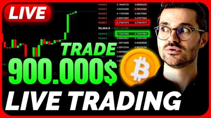 🔥 Krypto: 900.000$ Bitcoin LIVE-TRADING 🔥