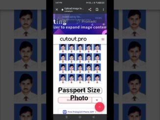 Passport Size Photo At Mobile.#edit #documentary #new #news #technology#ai