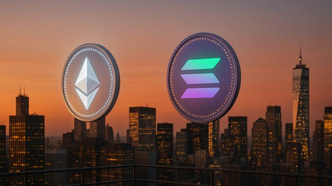 Solana's high staking yield briefly propels it past Ethereum's staked Solana's high staking yield briefly propels it past Ethereum's staked value