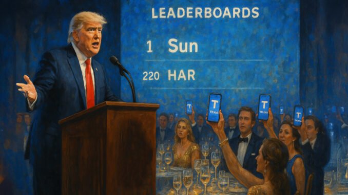 Trump memecoin team highlights $420 price for Dinner with the Trump memecoin team highlights $420 price for Dinner with the President, then it tripled