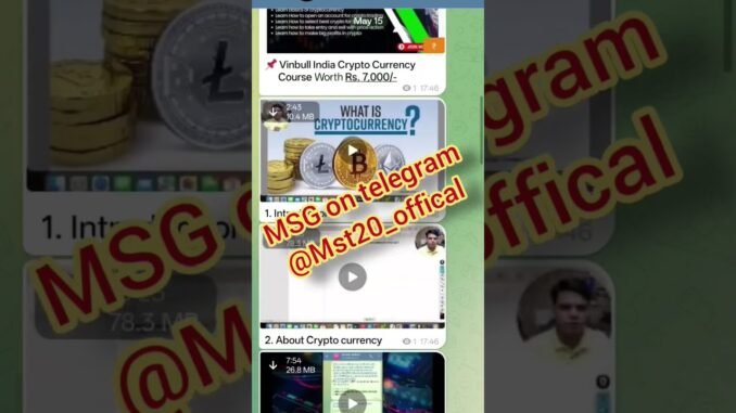 "2025 Ka Sabse Trending Crypto Course | Vinbull Full Guide!"💵🤑#trading​ #trending​