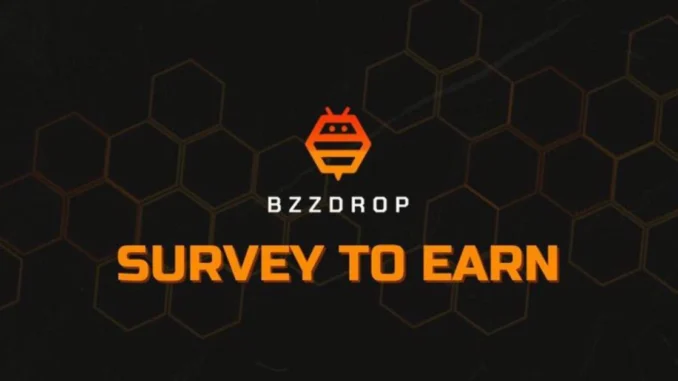 BzzDrop Launches World’s First “Survey-to-Earn” Blockchain Reward Platform, Announces $BZZ bzzdrop