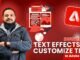 Customize Text Using Text Effects In Adobe Firefly| AI Guide for Beginners