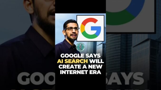 Google Signaling a New Era for Search with AI #Google #ai #ainews