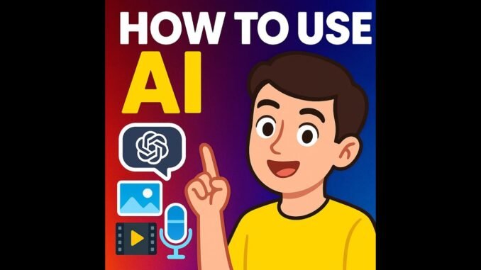 How to Use AI in 2025 | Complete Guide for Beginners 🚀