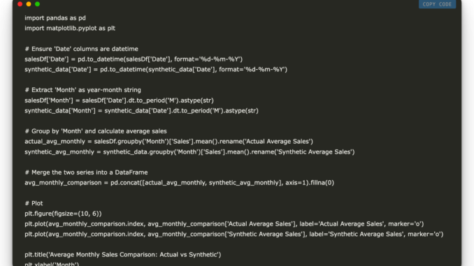 Step-by-Step Guide to Creating Synthetic Data Using the Synthetic Data Step-by-Step Guide to Creating Synthetic Data Using the Synthetic Data Vault (SDV)