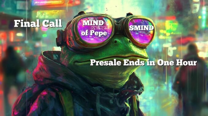 Buy Now to Secure Your Gains Mind of Pepe Presale Ends in One Hour – Don’t Miss Your Final Chance to Buy $MIND