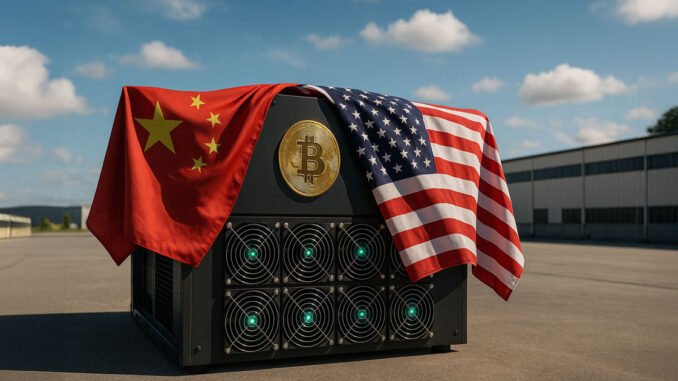 Chinese Bitcoin mining giants move production to US amid tariff tensions