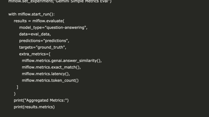 Getting Started with MLFlow for LLM Evaluation
