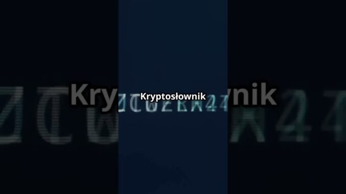 KRYPTOSŁOWNIK #8 🧠 CZY WIESZ, CO TO PRIVATE KEY? #krypto #słownik #blockchain #mining