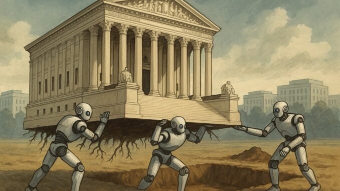 Like humans, AI is forcing institutions to rethink their purpose