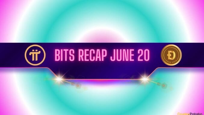 Pi Network's Major Achievement, Ripple (XRP) Price Shock Coming, and More: Bits Recap June 20
