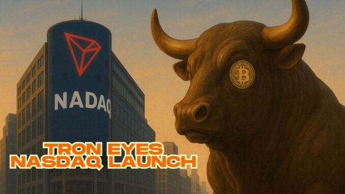 Tron to Launch on Nasdaq via Reverse Merger – New Crypto Like BTC Bull Token to Soar 100x?