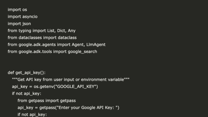 A Coding Guide to Build a Scalable Multi-Agent System with Google ADK