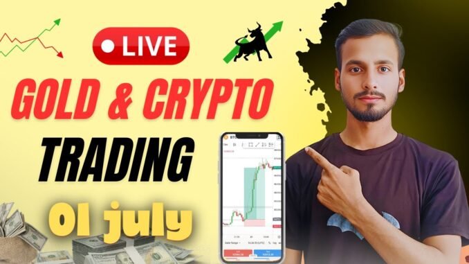 Live Crypto Trading for Beginners | 01/07/2025