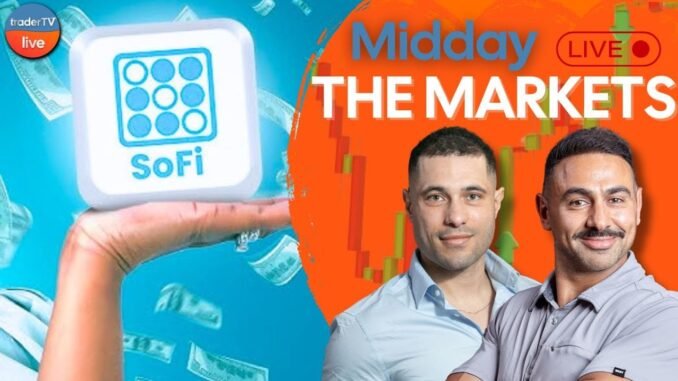 🚀 $SOFI Stock +6% on Earnings Beat | $NVO -12% Crash, $NVDA AI News 📈 LIVE July 29