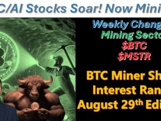🪙🚀Bitcoin Mining Sector Short Rankings and News for August 29th⚒️