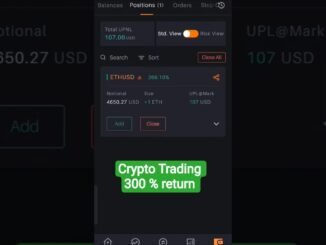 Crypto Trading with small capital  । crypto currency । bitcoin ।