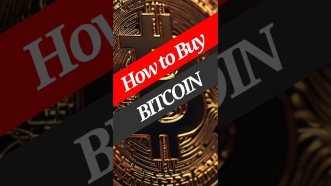 How to Buy Bitcoin in 30 Seconds | Quick Crypto Guide” #bitcoin #crypto #cryptocurrency