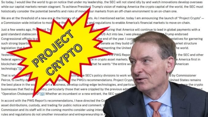SEC Chair Paul Atkins’ ‘Project Crypto’ Sets the Stage for the Next Cryptos to Explode