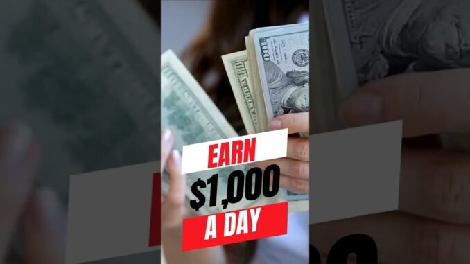Earn $1000 a Day With AI – Step by Step Guide in 8 Minutes – My Story