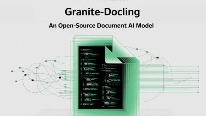 IBM AI Releases Granite-Docling-258M: An Open-Source, Enterprise-Ready Document AI Model