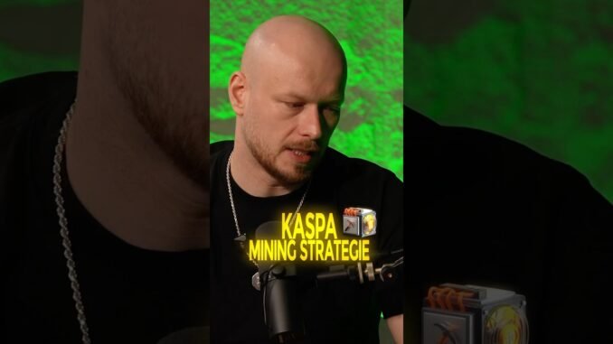 Kaspa Mining Strategie 2025: HODL, Smart Contracts & Gewinne sichern#kryptomining #cryptomining