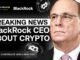 LIVE: BlackRock CEO Announces Major Crypto Move! This Speech Will Reshape the Crypto Industry!