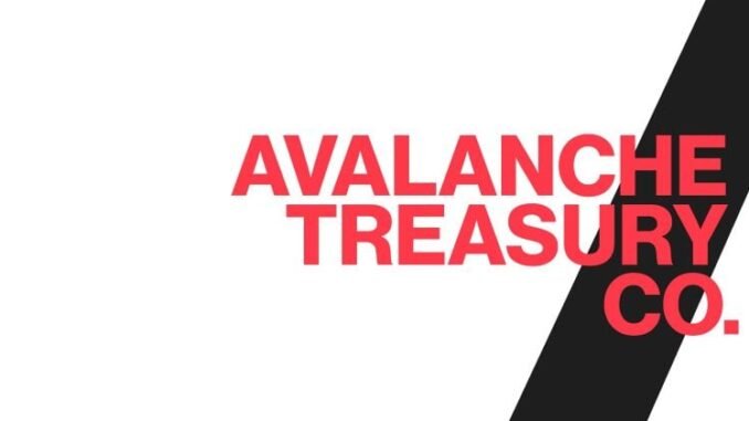Avalanche Foundation-backed treasury firm to go public through $675 million merger deal, targeting $1 billion AVAX buy