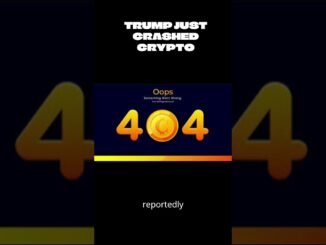 Crypto Meltdown After Trump’s China Tariff Shock! 💥 #trump #crypto #bitcoin