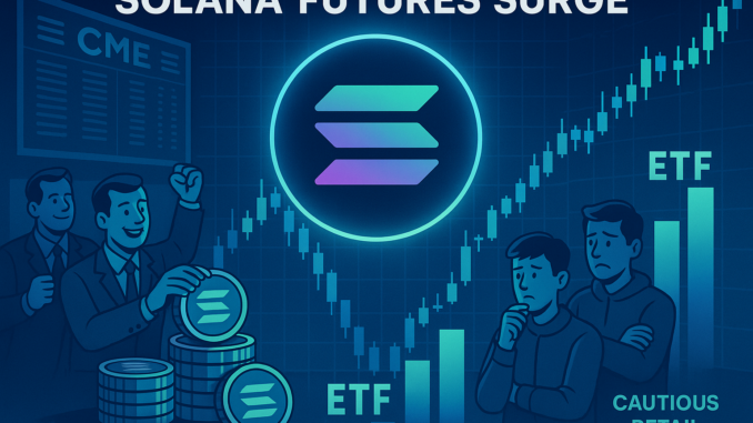 Solana futures surge as institutions drive open interest to record highs