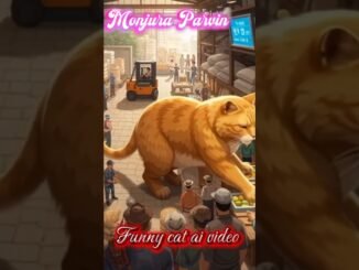 Funny cat ai video #cat #cartoon #avengers #funny #cute #ai #news #love #short