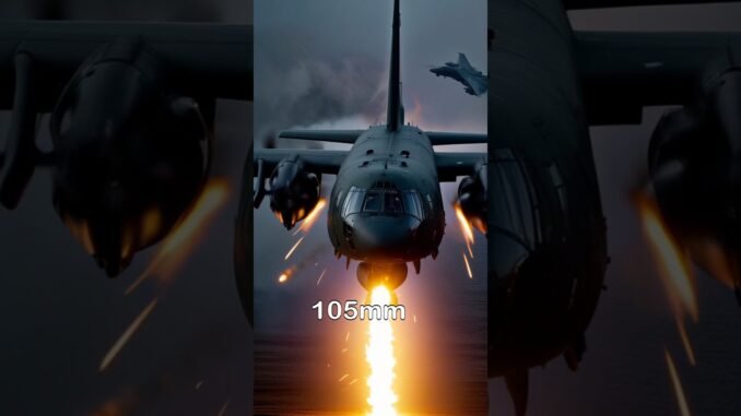 Insane Weapon Loadouts of AC-130 Gunship #breakingnews #usa #liveupdates #news #ai