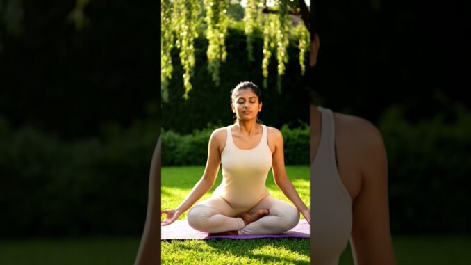 Morning Yoga for Beginners | AI Yoga Girl | Daily Yoga Routine #motivation #dailyyoga #aiyoga #love