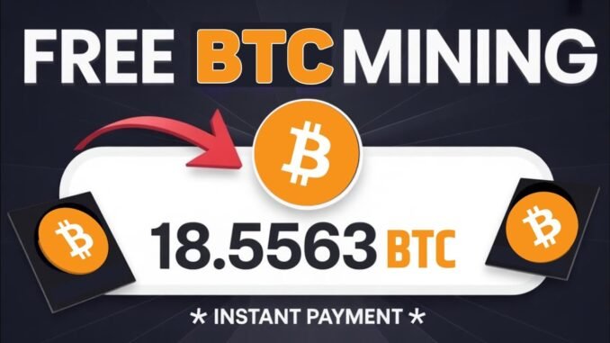 New Bitcoin Mining Site | Free Bitcoin Mining Site | Bitcoin Mining Without Investment 2026