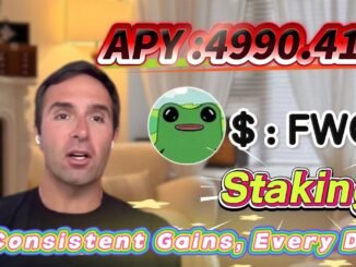 🧠 Solana staking for beginners — real FWOG mining with stable 4990.41% APY returns!