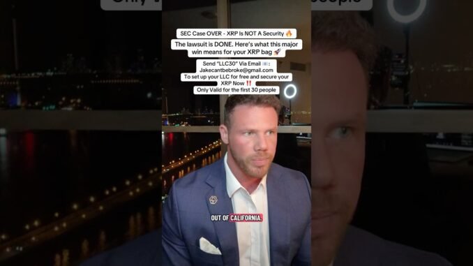 #XRP #CryptoNews #Ripple #SecuritiesLaw #CryptoInvesting #FinTube #financialfreedom #investing #news