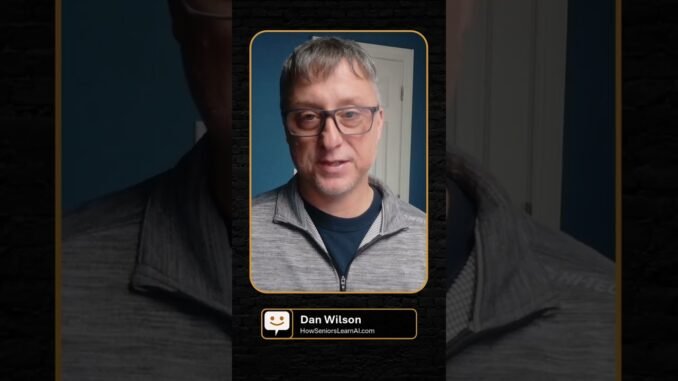 AI Setup Guide for Seniors - How AI is an improvement on what you do today #chatgpt, #AI #seniortech