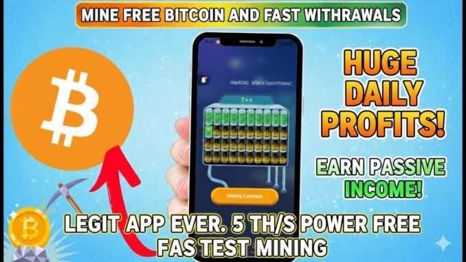 Bitcoin Mining App 2026: 10TH/s Power & Instant Withdrawal Proof! 🤑 |BTC mining App |Crypto |BTC