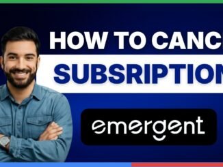 How to cancel Emergent AI subscription[FULL GUIDE]